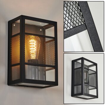 NELGEN Outdoor Wall Light black, 1-light source