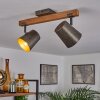GRESSOT Ceiling Light Ecru, matt nickel, 2-light sources