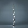 Leuchten-Direkt LOLASMART-SWING Floor Lamp LED brushed steel, 2-light sources, Remote control, Colour changer