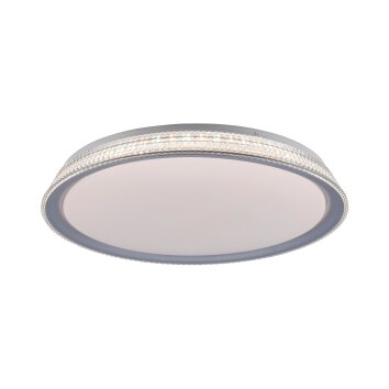 Leuchten-Direkt KARI Ceiling Light LED silver, 1-light source