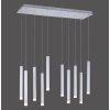 Leuchten-Direkt BRUNO Pendant Light LED aluminium, 10-light sources