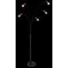 Globo PRISKA Floor Lamp black, 5-light sources