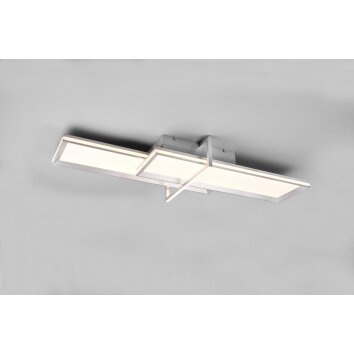 Trio-Leuchten CHARLESTON Ceiling Light LED aluminium, 2-light sources