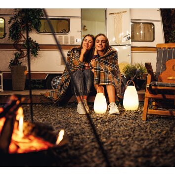 FHL-easy RUBY Table lamp LED white, 1-light source, Remote control, Colour changer