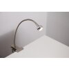 Globo SERPENT clamp-on light LED matt nickel, 1-light source