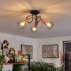 BARIPADA Ceiling Light black, 3-light sources