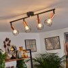 BARIPADA Ceiling Light black, 4-light sources