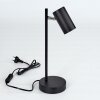 JAVEL Table lamp chrome, black, 1-light source