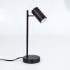 JAVEL Table lamp chrome, black, 1-light source