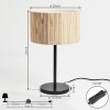 FLEURIOT Table lamp black, 1-light source