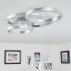 SORTE Ceiling Light LED matt nickel, 1-light source