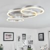 SORTE Ceiling Light LED matt nickel, 1-light source