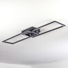 HYACINTHE Ceiling Light LED chrome, black, 1-light source