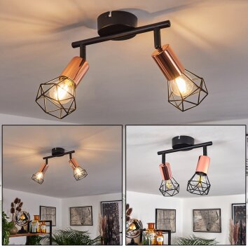 BARIPADA Ceiling Light black, 2-light sources