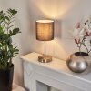 TISE Table lamp matt nickel, 1-light source