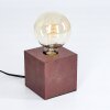 LAGRADIOULE Table lamp rust-coloured, 1-light source