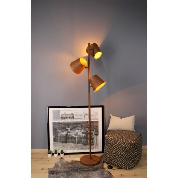 Luce-Design COLT Floor Lamp rust-coloured, 3-light sources