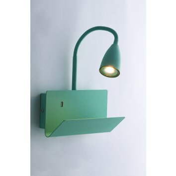 Luce-Design GULP Wall Light green, 1-light source
