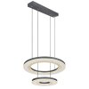 Globo BLASIUS Pendant Light LED black, 1-light source, Remote control