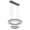 Globo BLASIUS Pendant Light LED black, 1-light source, Remote control