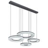 Globo BLASIUS Pendant Light LED black, 1-light source, Remote control