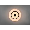 Reality RANA Ceiling Light LED black, white, 1-light source, Remote control, Colour changer