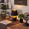 TAPONA Table lamp dark brown, matt nickel, 1-light source