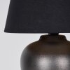 TAPONA Table lamp dark brown, matt nickel, 1-light source