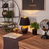 TAPONA Table lamp dark brown, matt nickel, 1-light source