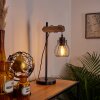 GONDO Table lamp Ecru, black, 1-light source