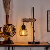 GONDO Table lamp Ecru, black, 1-light source