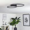KORCA Ceiling Light LED black, 1-light source