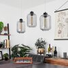 CHIEDENT Pendant Light black, 3-light sources