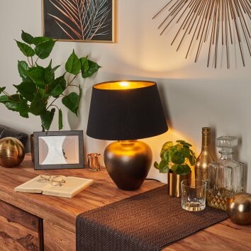 TAPONA Table lamp anthracite, 1-light source