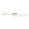 Leuchten-Direkt IVEN Ceiling Light LED brushed steel, 2-light sources