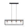 Leuchten-Direkt FABIO Pendant Light black, 4-light sources