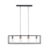 Leuchten-Direkt FABIO Pendant Light black, 4-light sources