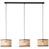 Brilliant-Leuchten WILEY Pendant Light black, 3-light sources