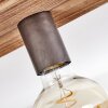 AMNICON Ceiling Light Light wood, black, 3-light sources