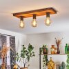 AMNICON Ceiling Light Light wood, black, 3-light sources