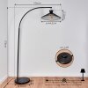 TAMINS Floor Lamp black, 1-light source