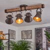 ADUARD Ceiling Light brown, black, 4-light sources