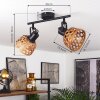 AESCHI Ceiling Light black, 2-light sources