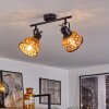AESCHI Ceiling Light black, 2-light sources