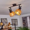 AESCHI Ceiling Light black, 2-light sources