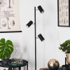 JAVEL Floor Lamp chrome, black, 3-light sources
