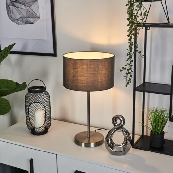 TVEID Table lamp matt nickel, 1-light source