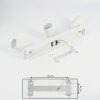 ZUOZ Ceiling Light chrome, white, 3-light sources