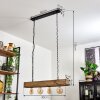 BERAT Pendant Light brown, black, 4-light sources