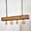 BERAT Pendant Light brown, black, 4-light sources
